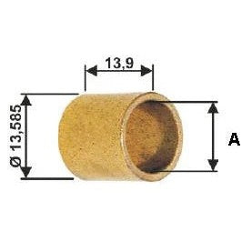 BUCHA P/ MOTOR DE PART 13,585MM X 13,9MM (10PÇS) BC1-0018-00