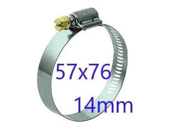 ABRAÇADEIRA SEM-FIM 57X76MM 14MM (10PÇS) FAB5776P