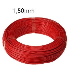 FIO P/ INSTALAÇAO 1,50MM (VERMELHO - RL100MT) CS14VM