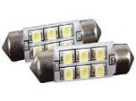 LAMP LED TORPEDO 36MM 4SMD 5050 BRANCA PAR YN03436