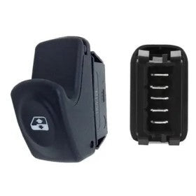 BOTAO VIDRO ELET RENAULT CLIO 5 PINOS   RN1002