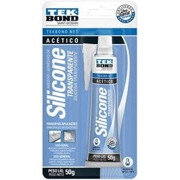 SILICONE ACETICO INCOLOR BLISTER 50G SAC9181