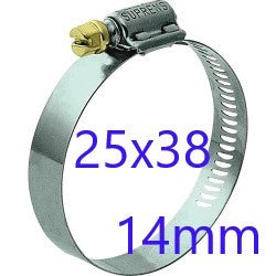 ABRAÇADEIRA SEM-FIM 25X38MM 14MM (10PÇS) ABC142538