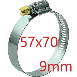 ABRAÇADEIRA SEM-FIM 57X70MM 9MM (20PÇS) ABC95770