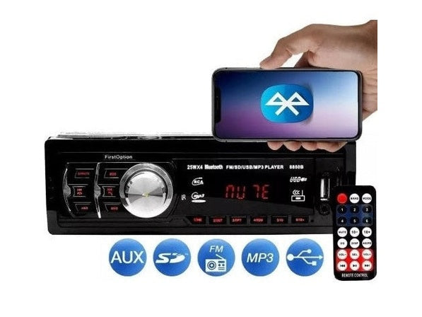RADIO AUTOM. MP3 BT 25W*4 8850B FIRSTAUDIO C/CONT