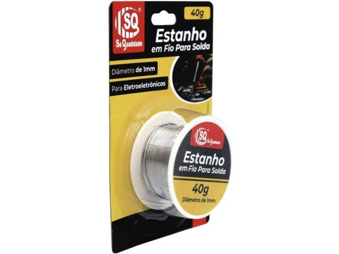 ESTANHO PARA SOLDA 1MM 40G (TUBO)