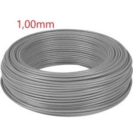 FIO P/ INSTALAÇAO 1,00MM (CINZA - RL100MT) CS16CZ