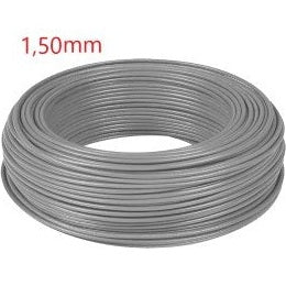 FIO P/ INSTALAÇAO 1,50MM (CINZA- RL100MT) CS14CZ