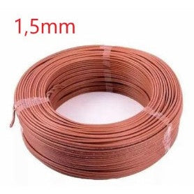 FIO P/ INSTALAÇAO 1,50MM (MARROM- RL100MT) CS14MR