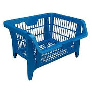 CESTO PLASTICO AZUL 44X26X34CM 42500
