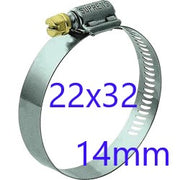 ABRAÇADEIRA SEM-FIM 22X32MM 14MM (10PÇS) FAB2232