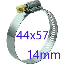 ABRAÇADEIRA SEM-FIM 44X57MM 14MM (10PÇS) FAB4457P