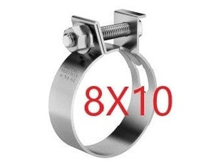 ABRAÇADEIRA (CARBONO) 8 X 10 9X0,7MM (10PÇS) SAB89