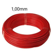 FIO P/ INSTALAÇAO 1,00MM (VERMELHO - RL100MT) CS16VM