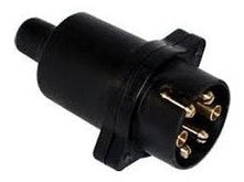 TOMADA MACHO 7 POLOS PRETA (PLASTICO) BRK0030