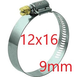 ABRAÇADEIRA SEM-FIM 12X16MM 9MM (20PÇS) MAB1216P