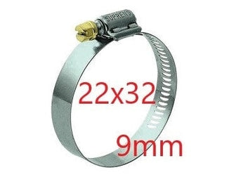ABRAÇADEIRA SEM-FIM 22X32MM 9MM (20PÇS) MAB2232