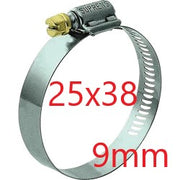 ABRAÇADEIRA SEM-FIM 25X38MM 9MM (20PÇS) PAB2538P