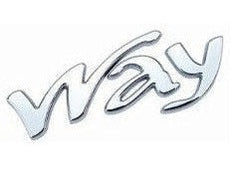EMBLEMA FIAT ( WAY ) UNO 2011/.. CROMO SA972CR