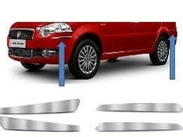 APLIQUE CROMO P/CHOQ FIAT SIENA (4PÇS) 07041