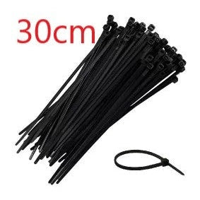 ABRAÇADEIRA NYLON 30CM 4,8MM (100PÇS) PRETA 7571