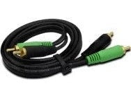 CABO RCA PRETO 4MM 1MT Z0228