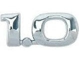 EMBLEMA GM ( 1.0 )  CROMADO CORSA 96/... 8024