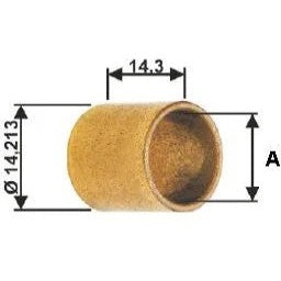 BUCHA P/ MOTOR DE PART 14,107MM X 13,9MM (10PÇS) BC1-0028-00
