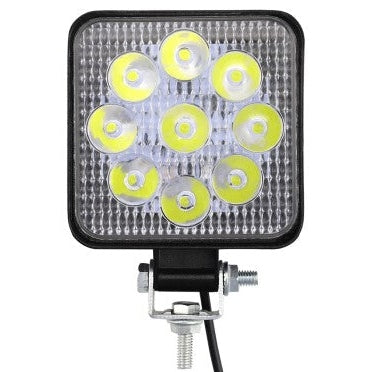FAROL AUXI MILHA LED 27W 11CM QUADRADO SLW527S