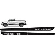 FAIXA LATERAL FIAT STRADA 21/.. PRETO 936105