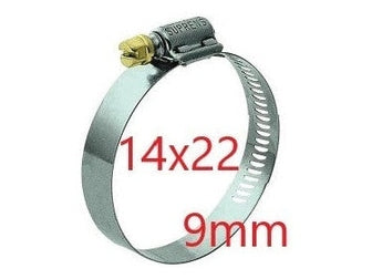 ABRAÇADEIRA SEM-FIM 14X22MM 9MM (20PÇS) ABC91422