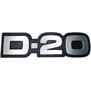 EMBLEMA GM ( D-20 ) D20  CINZA LATERAL  604CZ