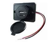 TOMADA USB VEICULAR BIVOLT UNIV. 12/24V DNI-0588