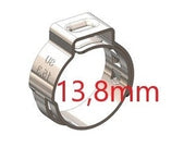 ABRAÇADEIRA AÇO INOX 13.8MM  (10PÇS)  ARI13807