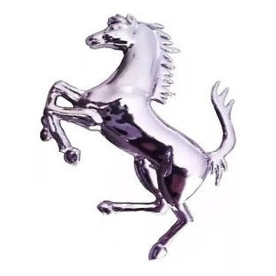 EMBLEMA ( CAVALO ) CROMO LE 8102