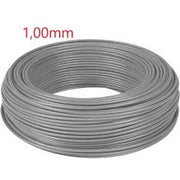 FIO P/ INSTALAÇAO 1,00MM (CINZA - RL100MT) CS16CZ