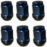 PORCA RODA GM D20 PRETA TRAS/DIANT. (10PÇS) PR113D